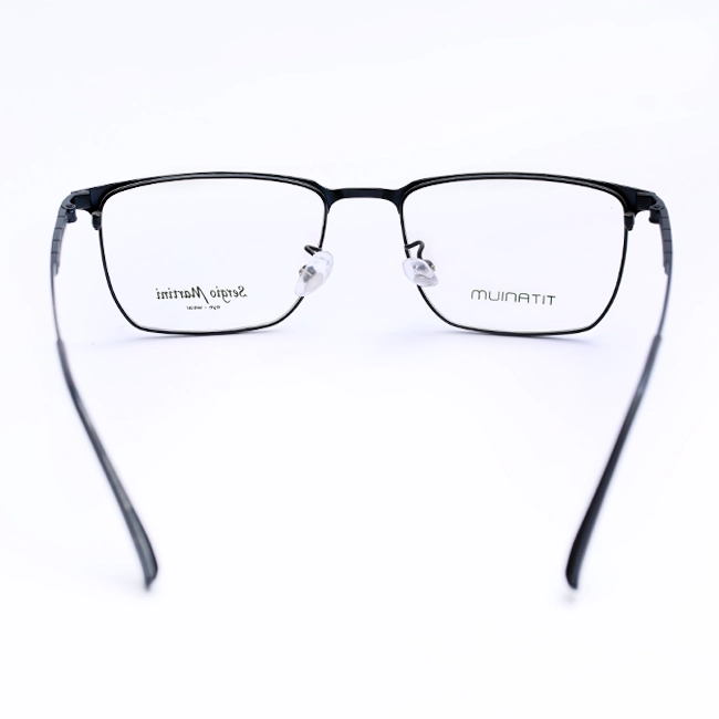 عینک طبی مردانه سرجیو مارتینی SM-2655 | فریم تیتانیوم مشکی مات - تصویر 3