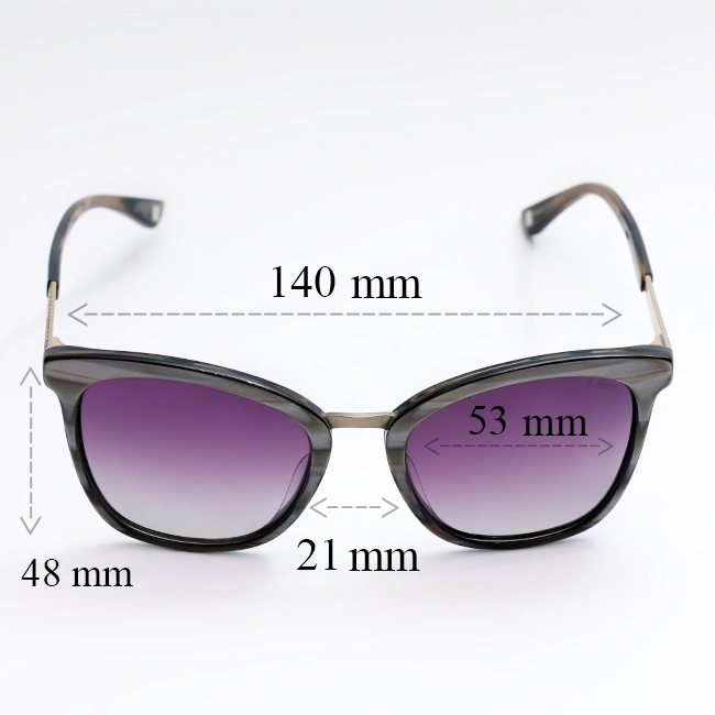 عینک آفتابی زنانه سرجیو مارتینی مدل SA-336 | فریم کائوچویی دودی - تصویر 7