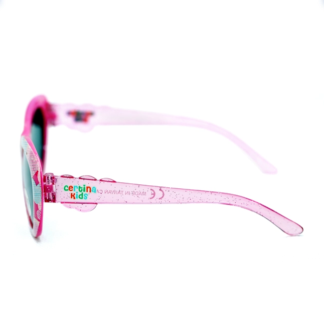 عینک آفتابی کودک Certina Kids مدل CK-Flexi 106 | فریم صورتی طرح قلب، عدسی UV400 پولاریزه ( مناسب ۱-۴ سال ) - تصویر 3
