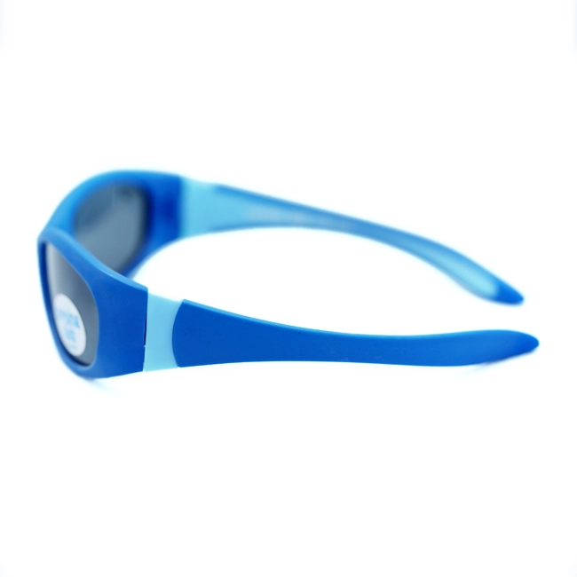 عینک آفتابی کودک Certina Kids مدل CK-Flexi 108 | فریم آبی ارگونومیک دو رنگ، عدسی UV400 پولاریزه ( مناسب ۱-۴ سال ) - تصویر 3