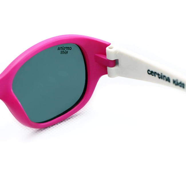 عینک آفتابی Certina Kids CK-Flexi 105 | فریم سیلیکونی طرحدار، عدسی UV400 پولاریزه (مناسب ۱-۴ سال) - تصویر 4