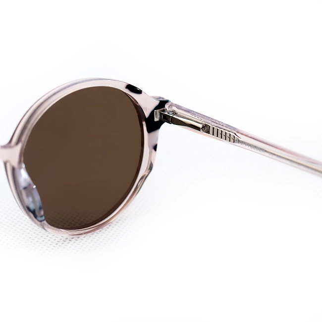 عینک آفتابی Justin Beber مدل JB-12496 | فریم یاسی دایرهای شفاف، UV400 پولاریزه، مناسب ۶ سال - تصویر 4