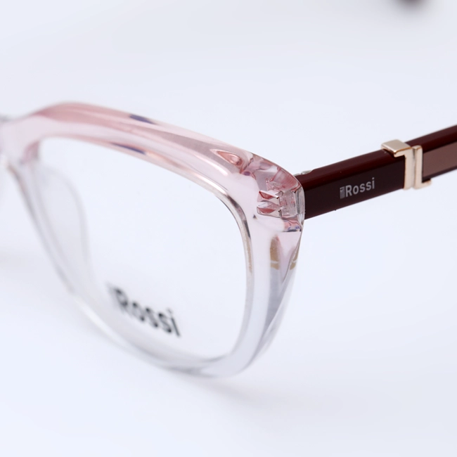 فریم عینک طبی زنانه ROSSI مدل TF6513 | رنگ یاسی کمرنگ | کائوچو سبک و ارگونومیک - تصویر 5