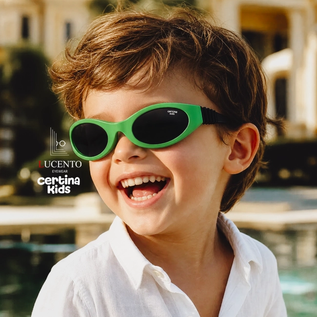 عینک آفتابی Certina Kids مدل CK-Flexi 104 | فریم سیلیکونی نشکن، عدسی UV400 پولاریزه ( مناسب ۱-۴ سال )