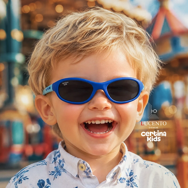 عینک آفتابی کودک Certina Kids مدل CK-Flexi 110 | سیلیکونی نشکن و منعطف، عدسی UV400 ( مناسب ۱-۴ سال )