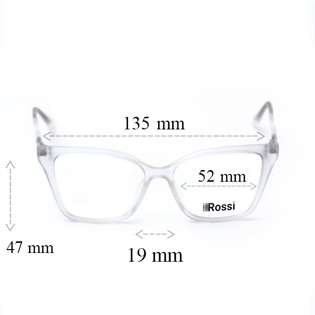 عینک طبی زنانه ROSSI مدل RB7131 | فریم کائوچویی یخی - تصویر 6
