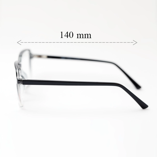 عینک طبی مردانه PERFECT مدل LD1510 | فریم مستطیلی مشکی-شفاف - تصویر 7