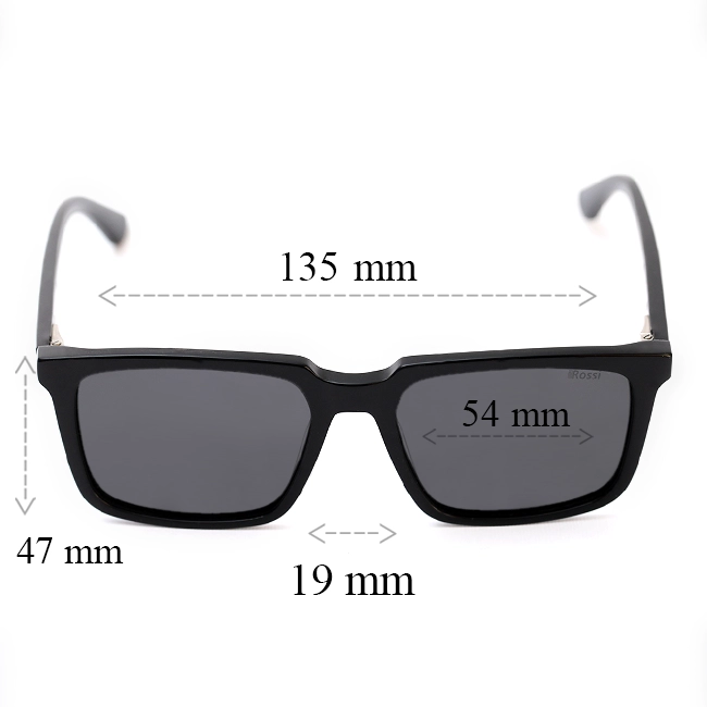 عینک آفتابی ROSSI مدل R116 | مردانه، UV400 و پولاریزه - تصویر 6